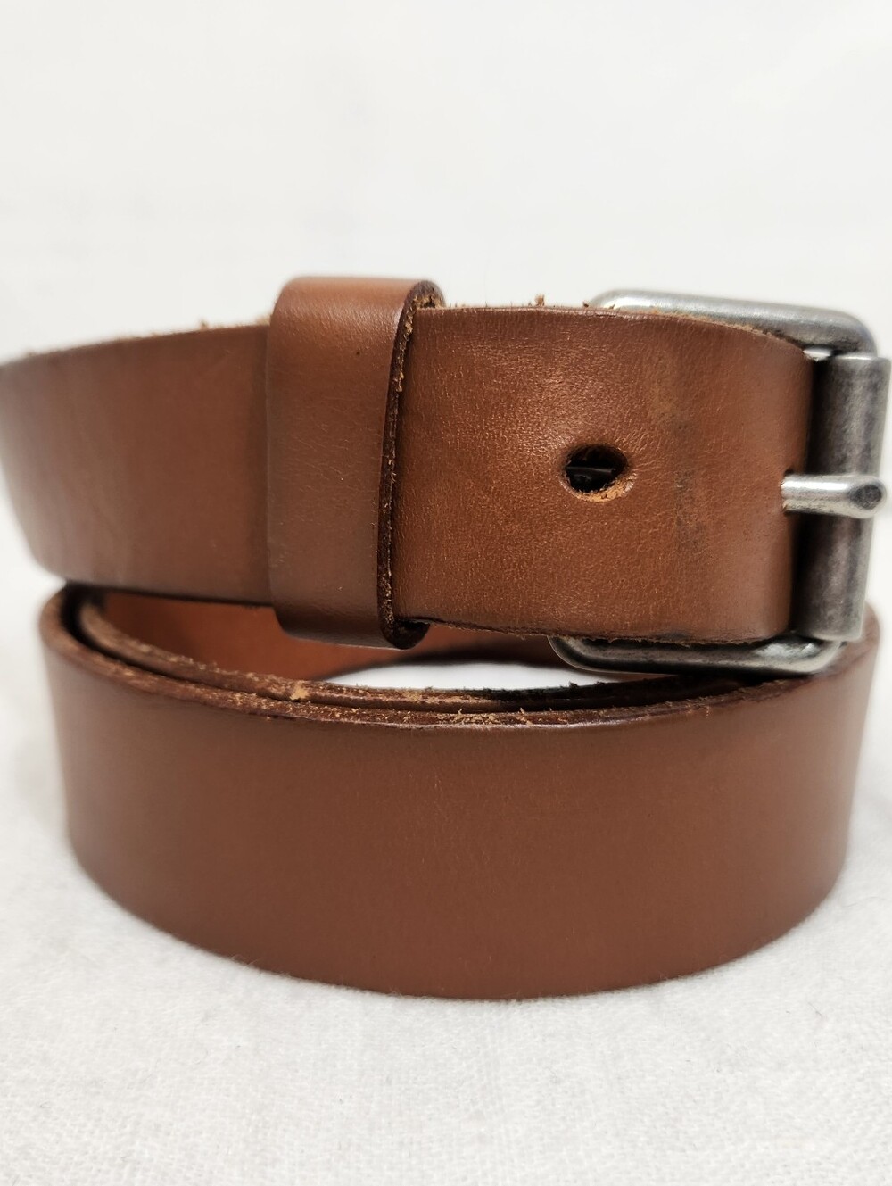 J. Crew Factory 38 Brown Leather Basic Belt